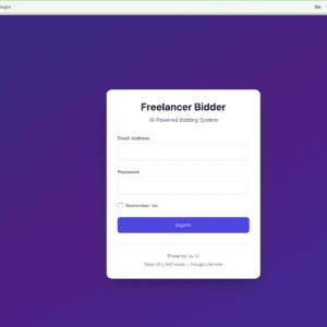 AI-Powered Freelancer.com Auto-Bidding System built with Laravel.