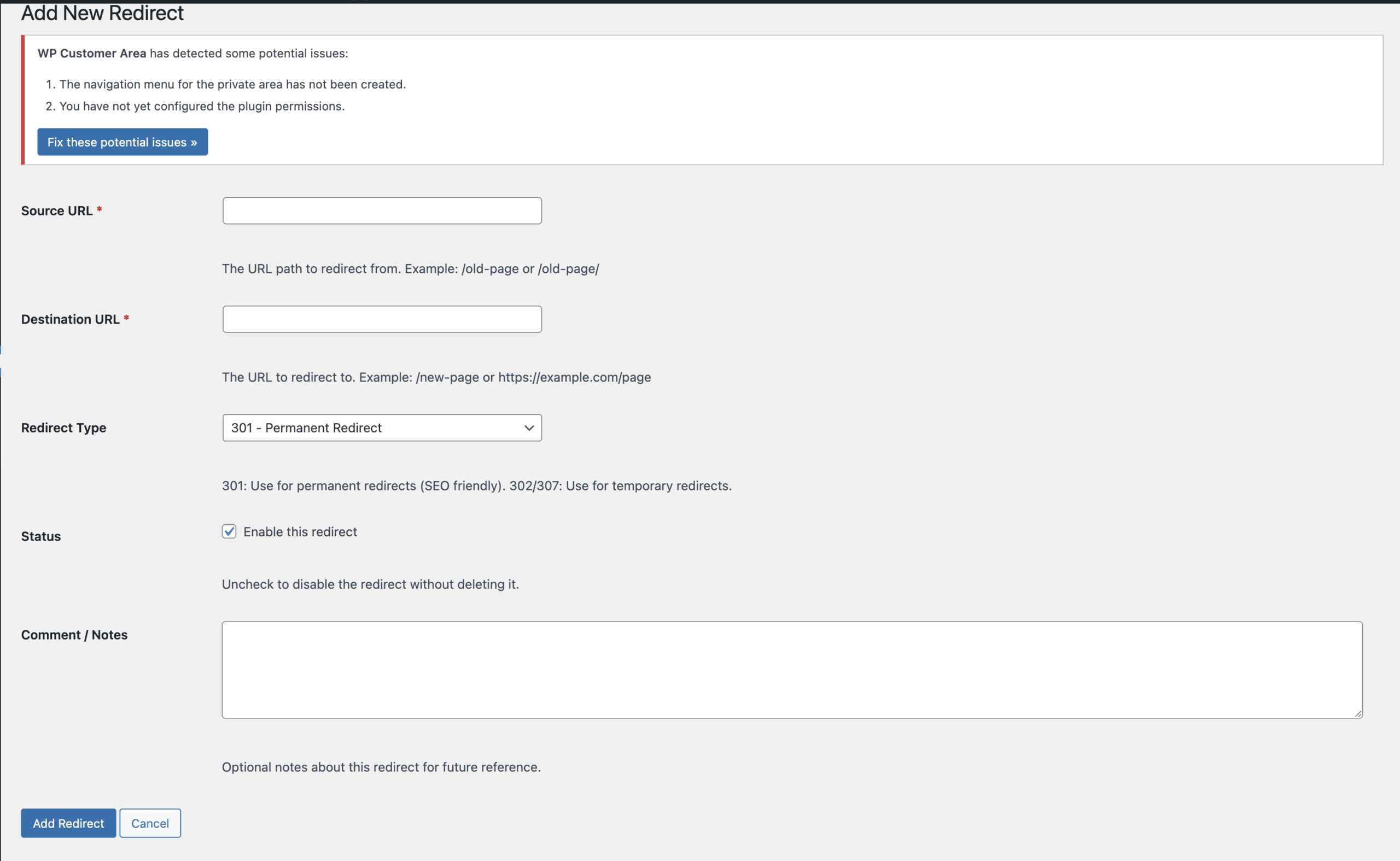 URL Redirect Manager for WordPress – Smart 301, 302 & 307 Redirect Plugin - Image 3